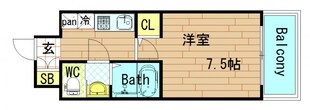 ミア・カーサあわざの物件間取画像